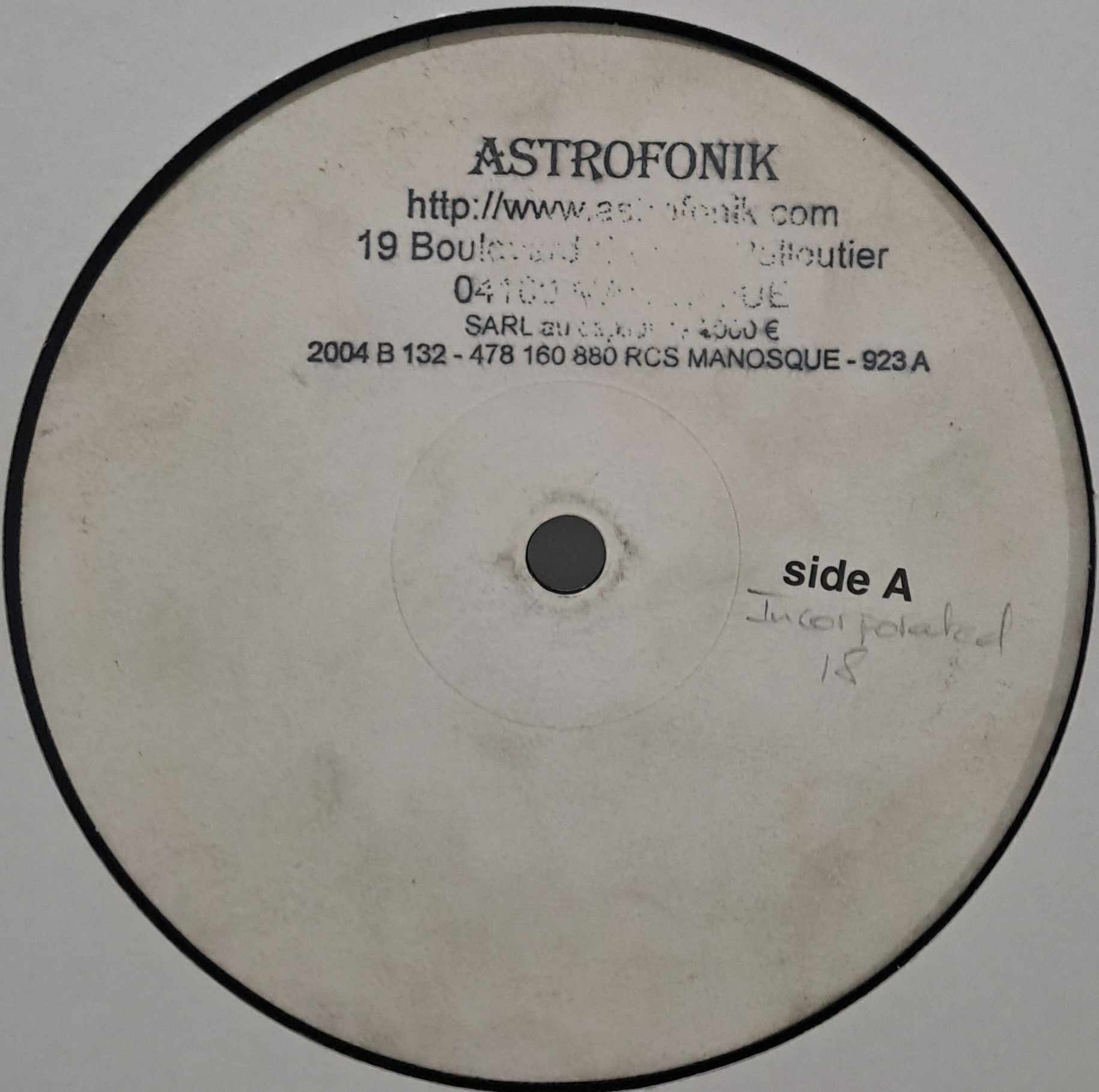 Incorporated 18 (white label) - vinyle freetekno
